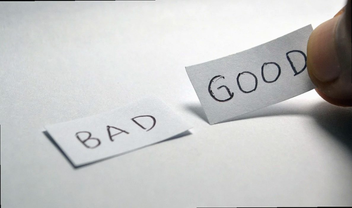 good, bad, opposite, choice, choose, decision, positive, word, sign, decide, hope, good, good, bad, bad, bad, bad, oppos